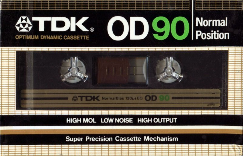 Compact Cassette TDK OD 90 Type I Normal 1982 Japan