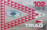 Compact Cassette Triad CD 102 Type II Chrome 1988 North America
