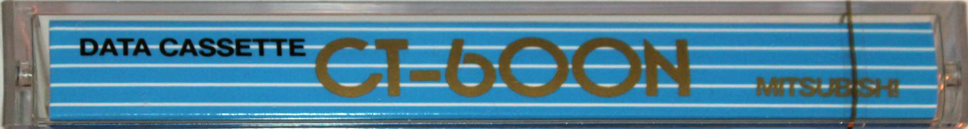 Compact Cassette Mitsubishi / Mitsubishi Electric CT "CT-600N" Computer Cassette 1980 Japan