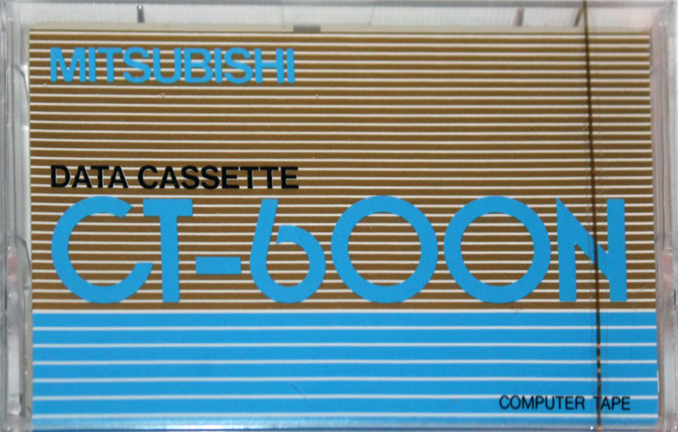 Compact Cassette Mitsubishi / Mitsubishi Electric CT "CT-600N" Computer Cassette 1980 Japan