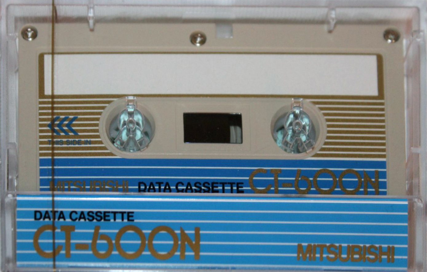 Compact Cassette Mitsubishi / Mitsubishi Electric CT "CT-600N" Computer Cassette 1980 Japan