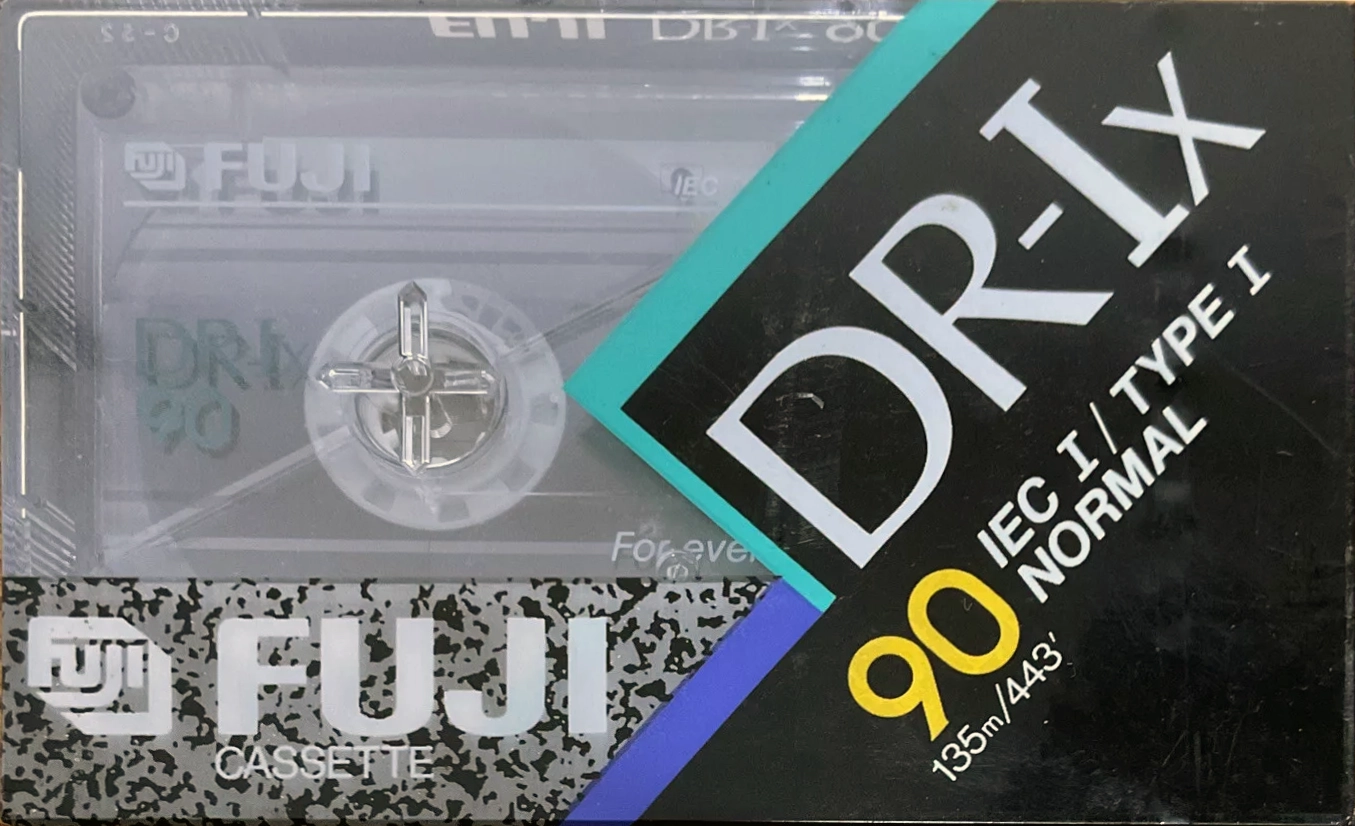 Compact Cassette Fuji DR-Ix 90 Type I Normal 1991 Europe