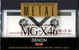 Compact Cassette Denon MG-X 46 Type IV Metal 1991 Japan