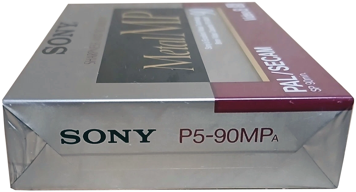 Video8, Hi8, Digital8 Sony MP 90 "P5-90MPA" Type IV Metal 1989 Europe