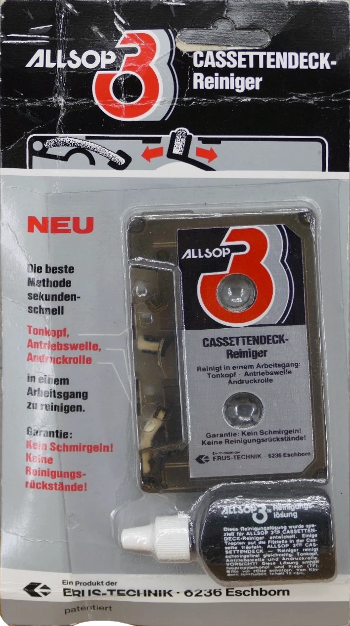 Blister Allsop Cleaning Cassette 1984 Germany