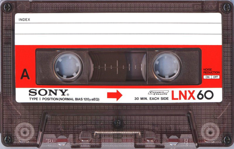 Compact Cassette Sony LNX 60 Type I Normal 1982 USA