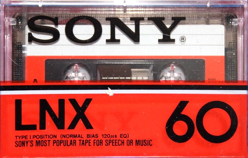 Compact Cassette Sony LNX 60 Type I Normal 1982 USA