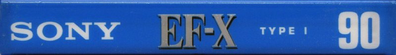 Compact Cassette Sony EF-X 90 Type I Normal 1996 North America
