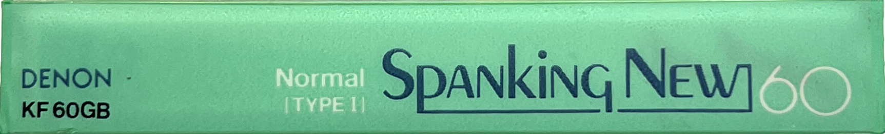 Compact Cassette Denon KF 60 "Spanking New KF60GB" Type I Normal 1986 Japan