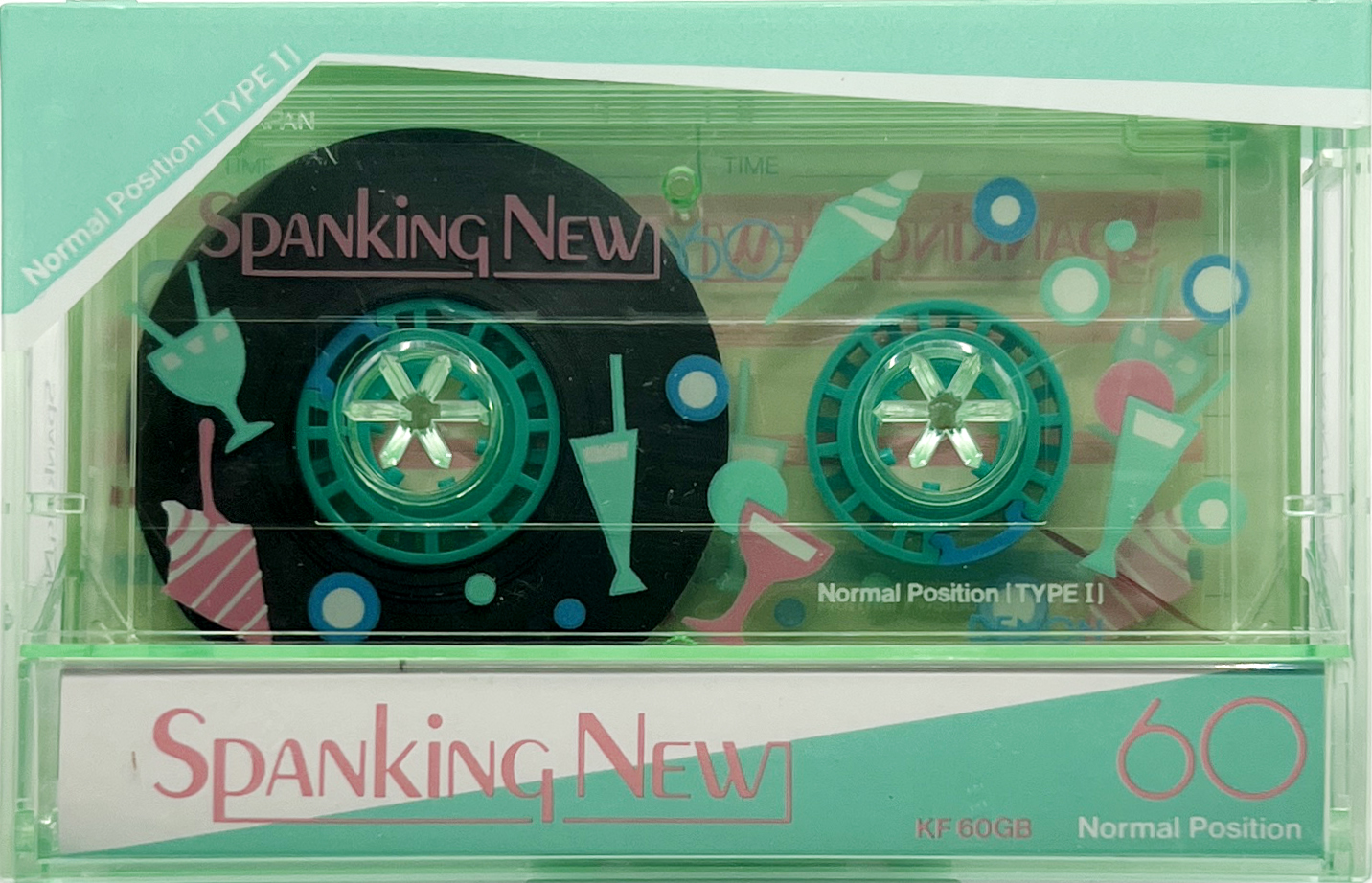 Compact Cassette Denon KF 60 "Spanking New KF60GB" Type I Normal 1986 Japan