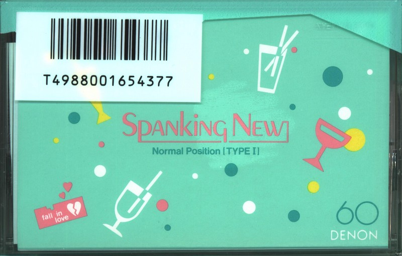 Compact Cassette Denon KF 60 "Spanking New KF60GB" Type I Normal 1986 Japan