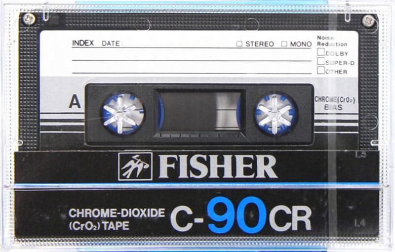 Compact Cassette Fisher CR 90 Type II Chrome 1982 USA