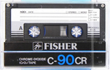 Compact Cassette Fisher CR 90 Type II Chrome 1982 USA