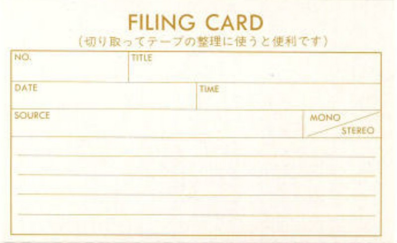 Compact Cassette JES 60 Type I Normal 1978 Japan