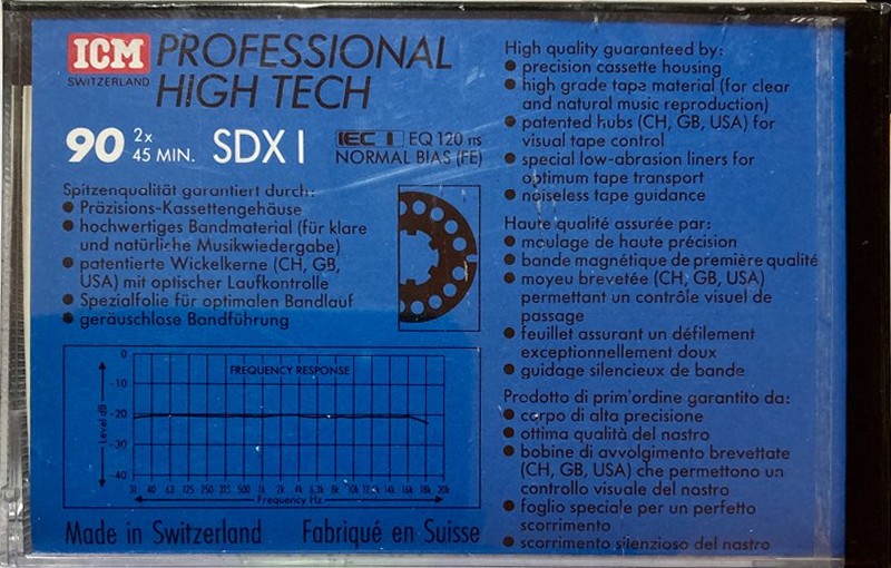 Compact Cassette: ICM  - SDX I 90