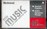 Compact Cassette National DS 46 "RT-DS(R)" Type I Normal 1984 Japan