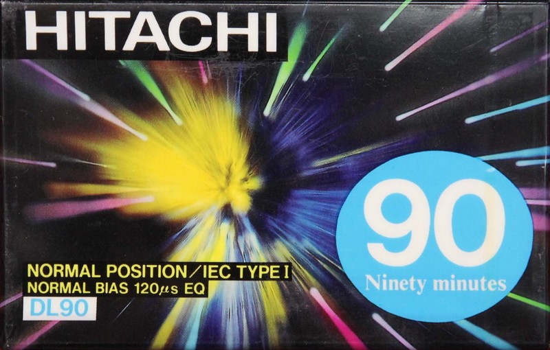 Compact Cassette Hitachi DL 90 Type I Normal 1993 Europe