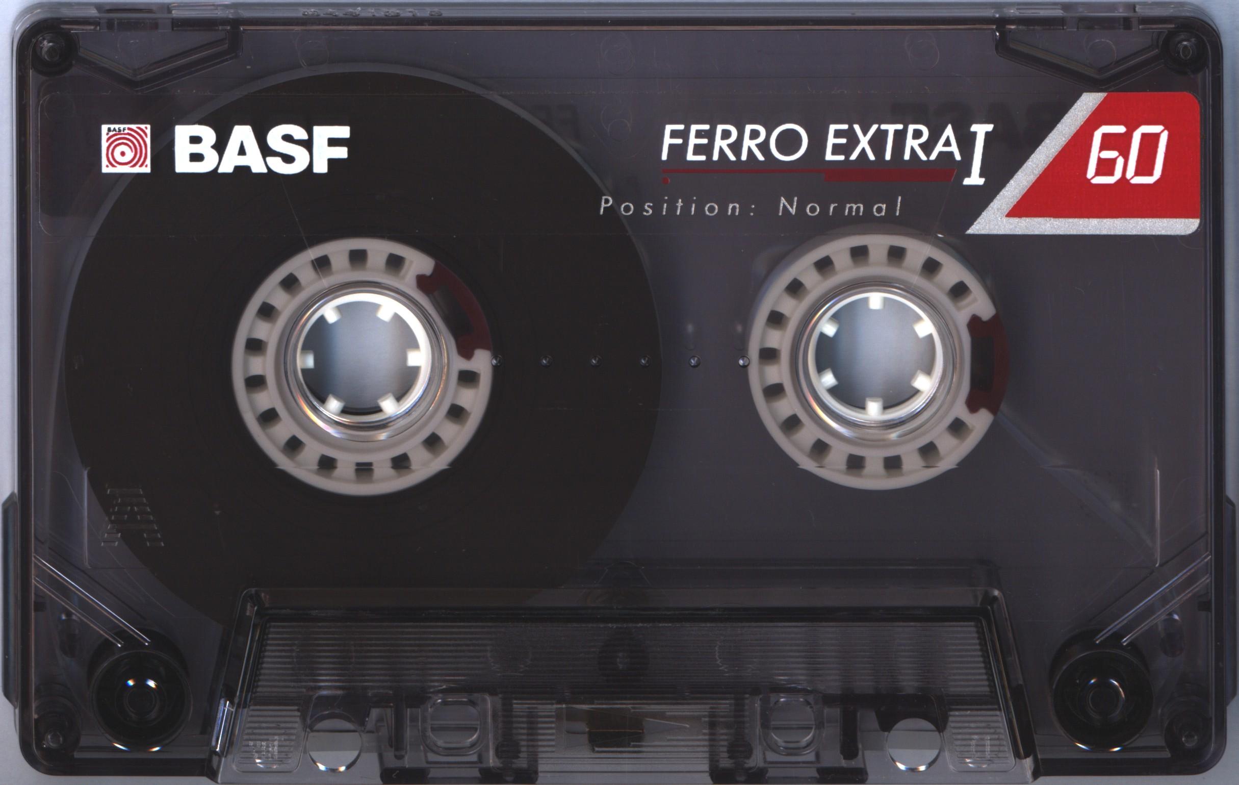 Compact Cassette BASF Ferro Extra I 60 Type I Normal 1991 Europe