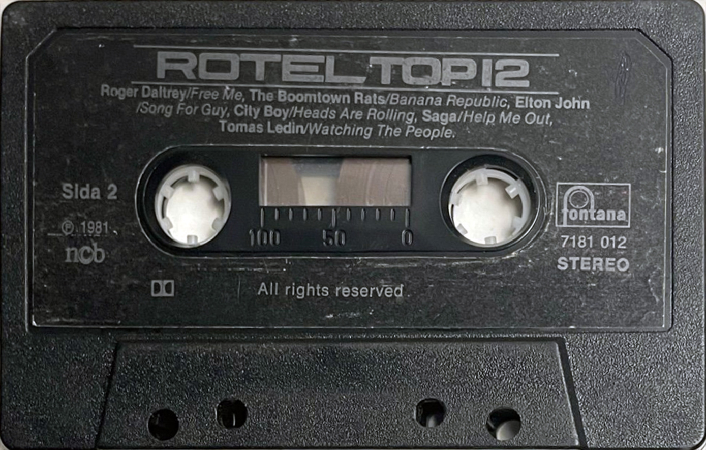 Compact Cassette Roland "TOP 12 Nr1" Demonstration Tape 1981 Netherlands