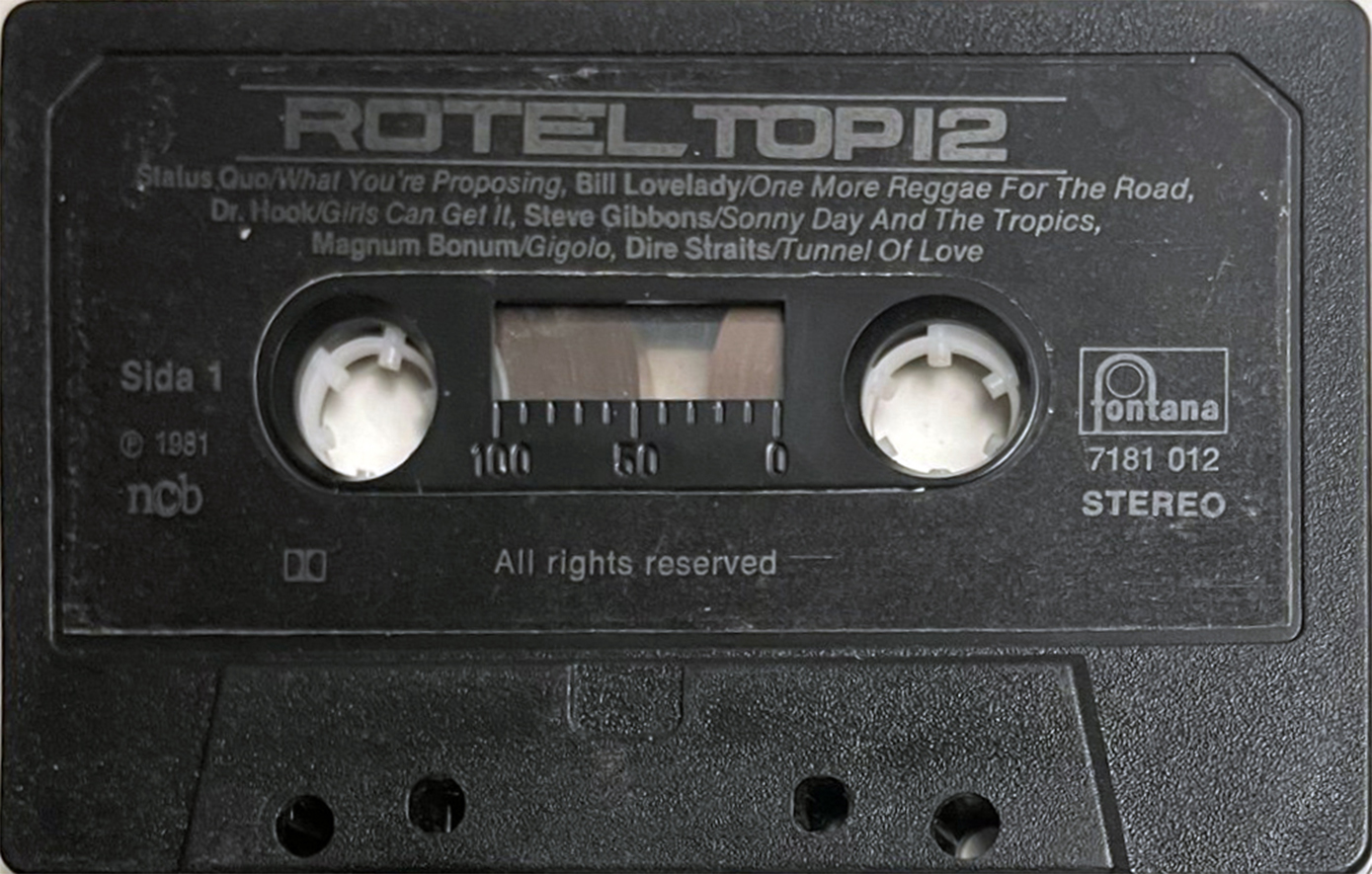Compact Cassette Roland "TOP 12 Nr1" Demonstration Tape 1981 Netherlands