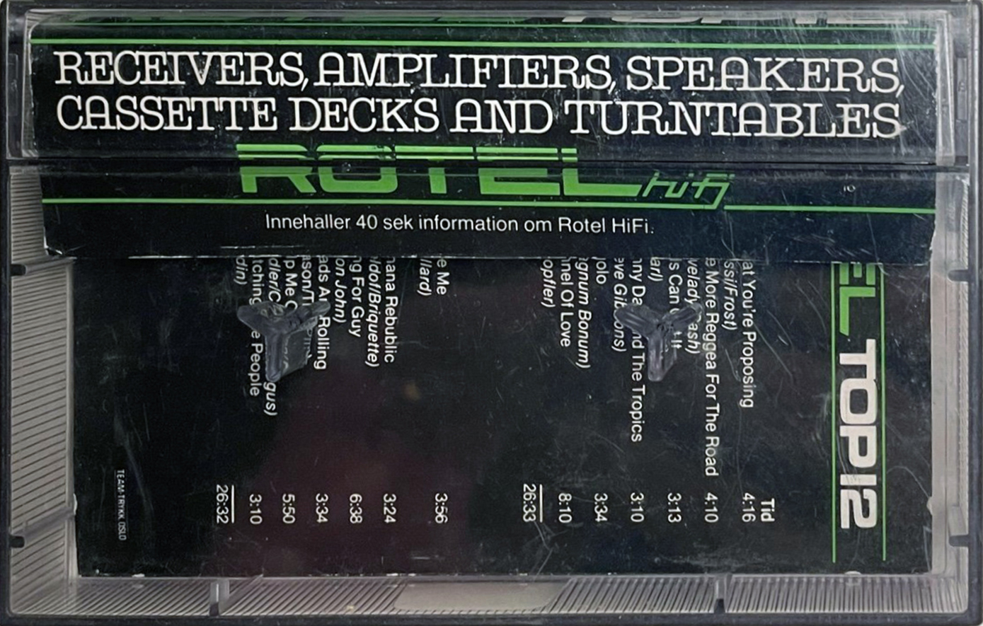 Compact Cassette Roland "TOP 12 Nr1" Demonstration Tape 1981 Netherlands