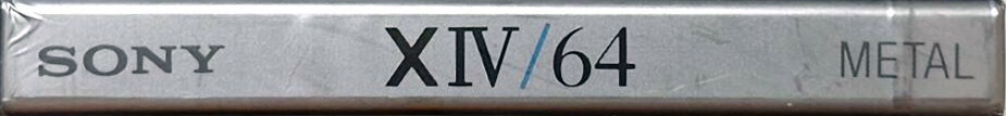 Compact Cassette Sony X IV 64 Type IV Metal 1992 Japan