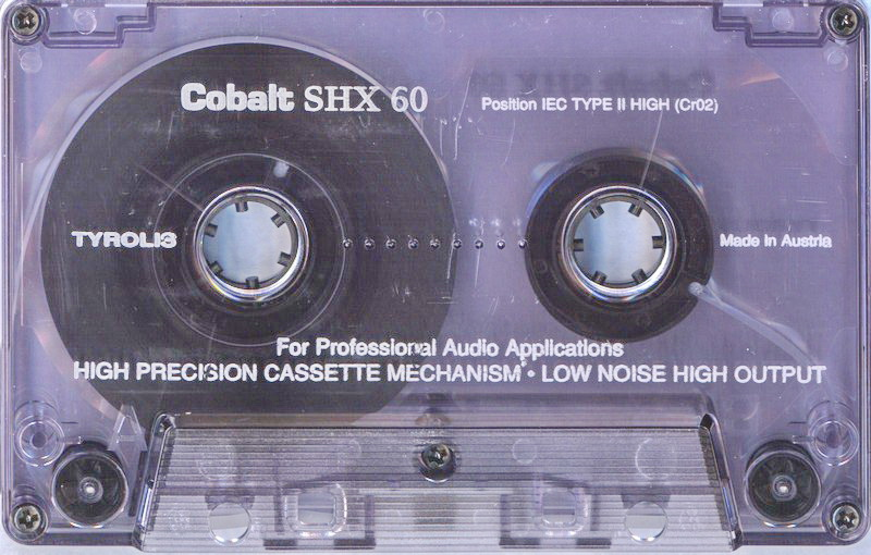 Compact Cassette Tyrolis 60 Type II Chrome Austria