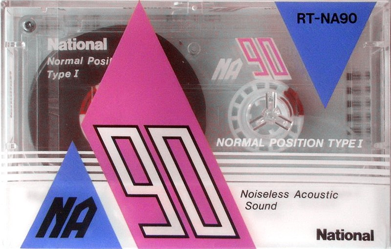 Compact Cassette National NA 90 "RT-NA90" Type I Normal 1987 Japan