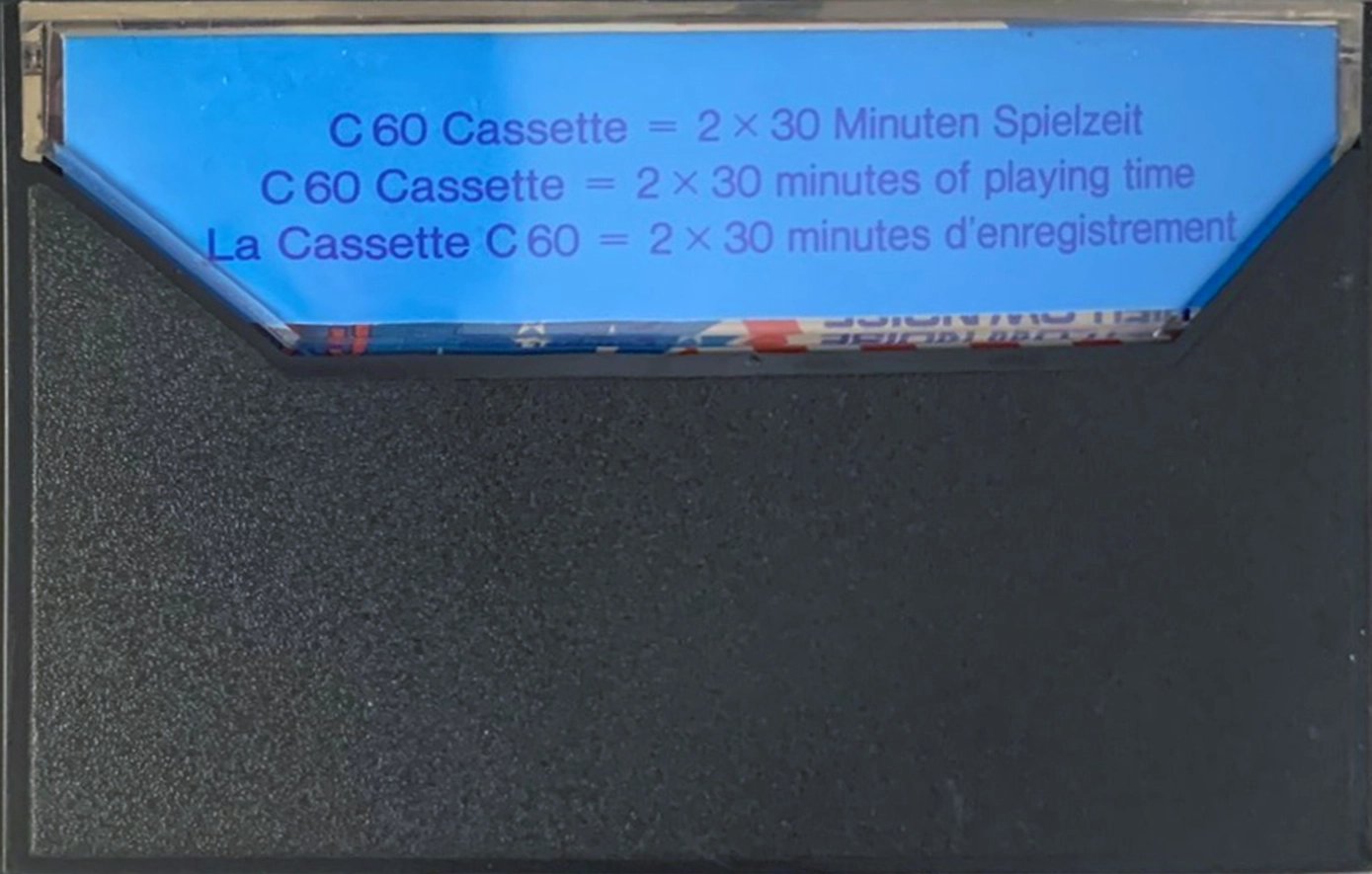 Compact Cassette Las Vegas 60 Type I Normal 1977 Europe