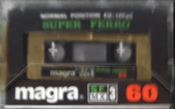 Compact Cassette Magra SF MX 3 60 Type I Normal Unknown Country