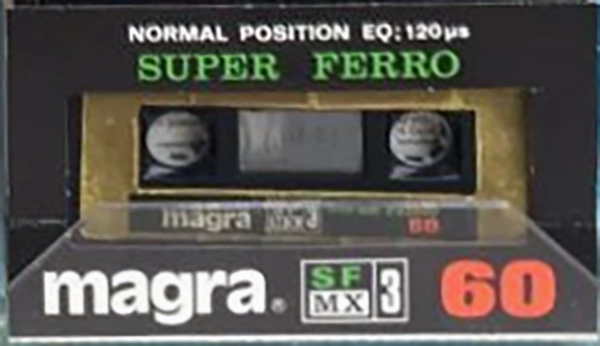Compact Cassette Magra SF MX 3 60 Type I Normal Unknown Country