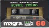 Compact Cassette Magra SF MX 3 60 Type I Normal Unknown Country