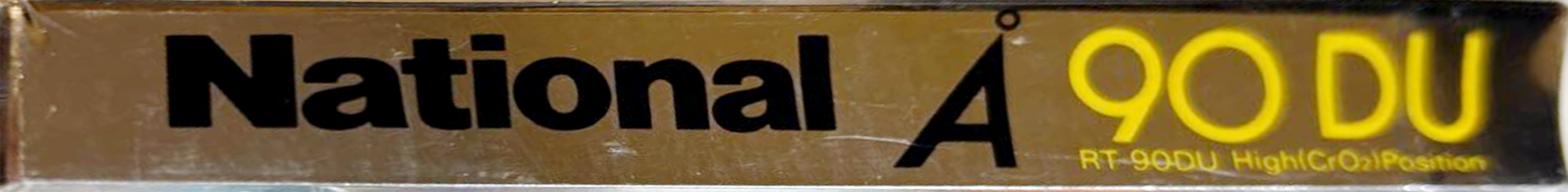 Compact Cassette National Angrom DU 90 "RT-90DU" Type II Chrome 1984 Japan