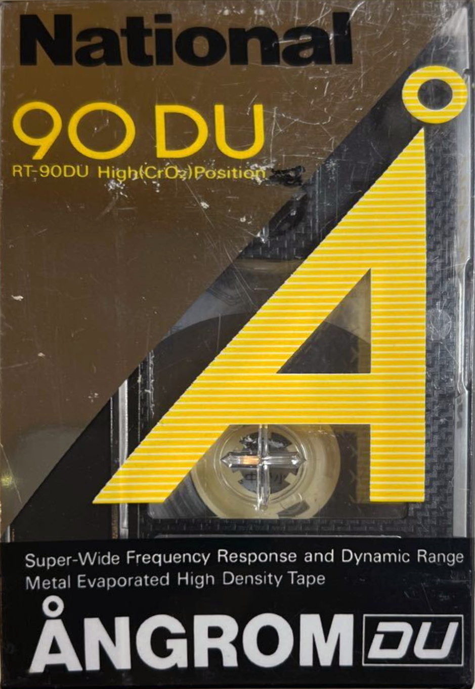 Compact Cassette National Angrom DU 90 "RT-90DU" Type II Chrome 1984 Japan