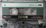 Compact Cassette CRUX ZZ 90 Type II Chrome 2025 Worldwide
