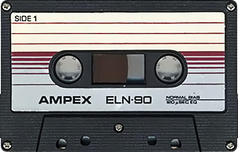 Compact Cassette Ampex ELN 90 Type I Normal 1982 USA
