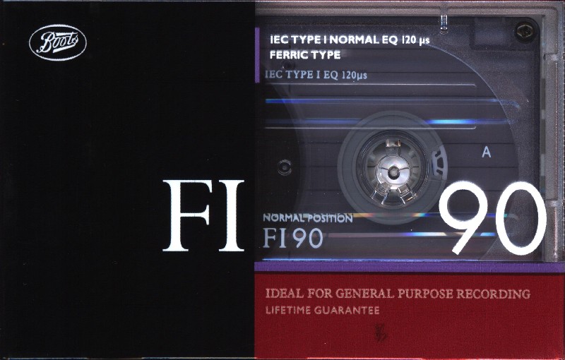 Compact Cassette Boots / Boots Audio FI 90 Type I Normal 1991 UK