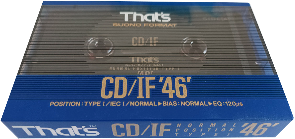 Compact Cassette Thats CD-IF 46 Type I Normal 1991 Europe