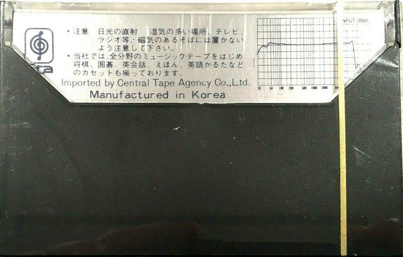 Compact Cassette CTA 60 "New Central" Type I Normal Japan
