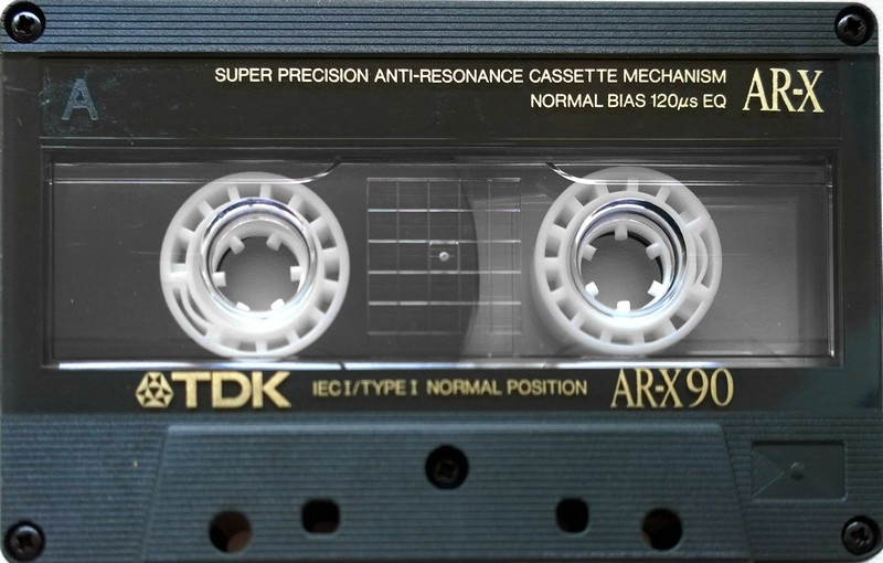 Compact Cassette TDK AR-X 90 Type I Normal 1988 Australia, Europe