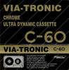 Compact Cassette Via-Tronic 60 Type II Chrome Germany