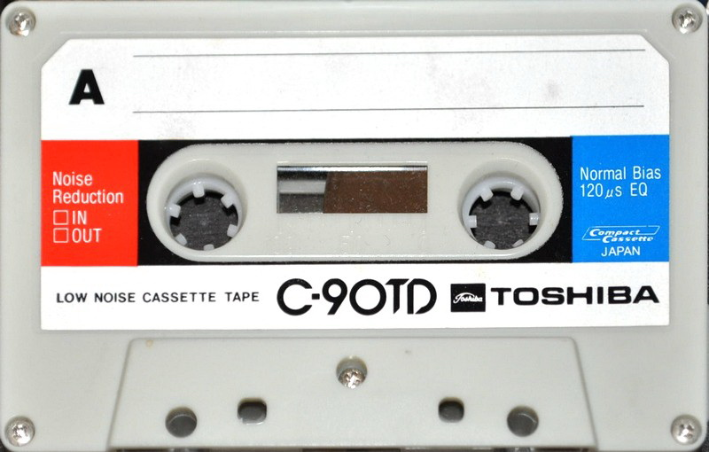 Compact Cassette Toshiba TD 90 Type I Normal 1977 Europe