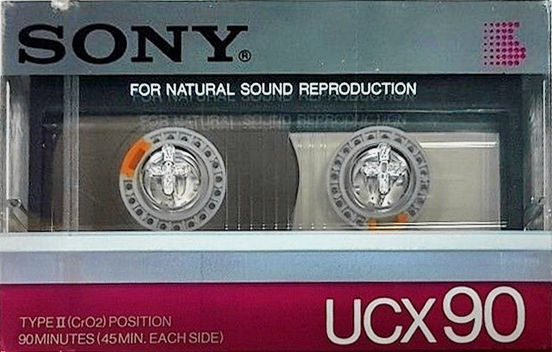 Compact Cassette Sony UCX 90 Type II Chrome 1985 Japan