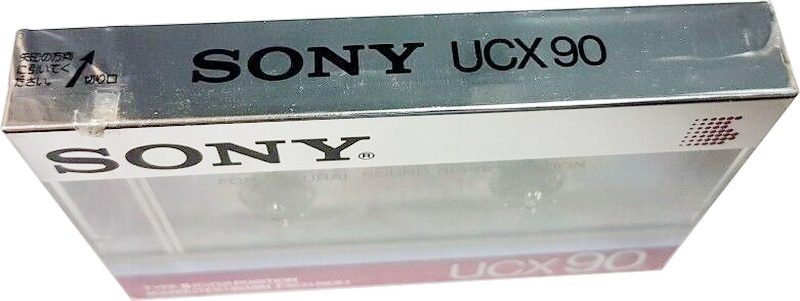 Compact Cassette Sony UCX 90 Type II Chrome 1985 Japan