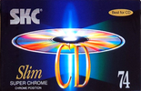Compact Cassette SKC CD 74 Type II Chrome 1995 Europe