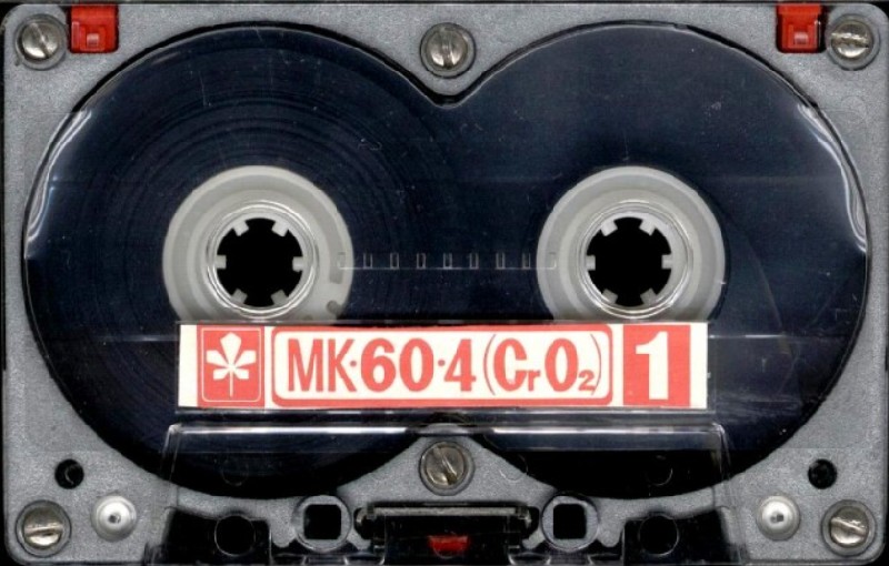 Compact Cassette Mayak MK 60-4 60 Type II Chrome USSR