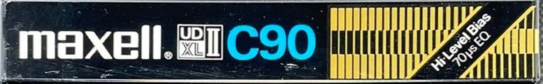 Compact Cassette Maxell UD XLII 90 Type II Chrome 1981 Europe