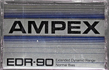 Compact Cassette Ampex EDR 90 Type I Normal 1982 Mexico