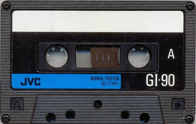 Compact Cassette JVC GI 90 "G1-90SG" Type I Normal 1990 North America