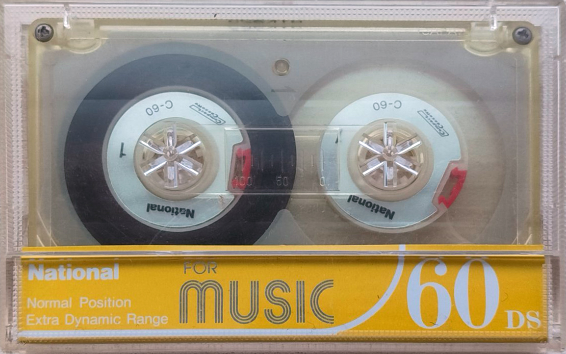 Compact Cassette National DS 60 "RT-DS(Y)" Type I Normal 1982 Japan